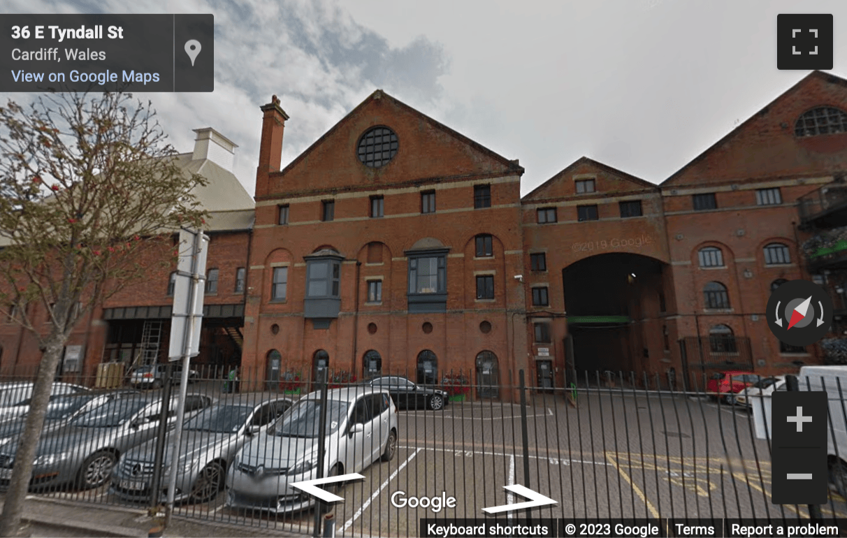 Street View image of The Maltings, East Tyndall Street, Cardiff Bay, Cardiff, Wales