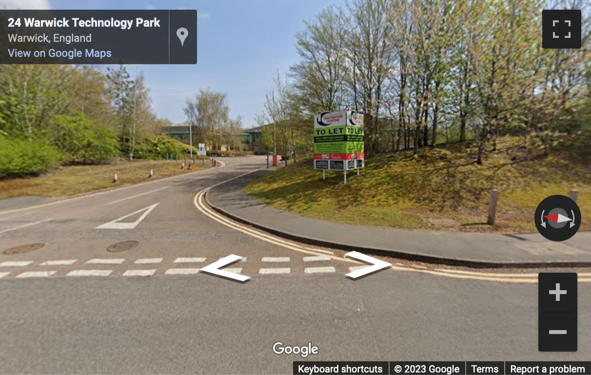 Street View image of Innovation Centre, Warwick Technology Park, Gallows Hill, Warwick, Warwickshire