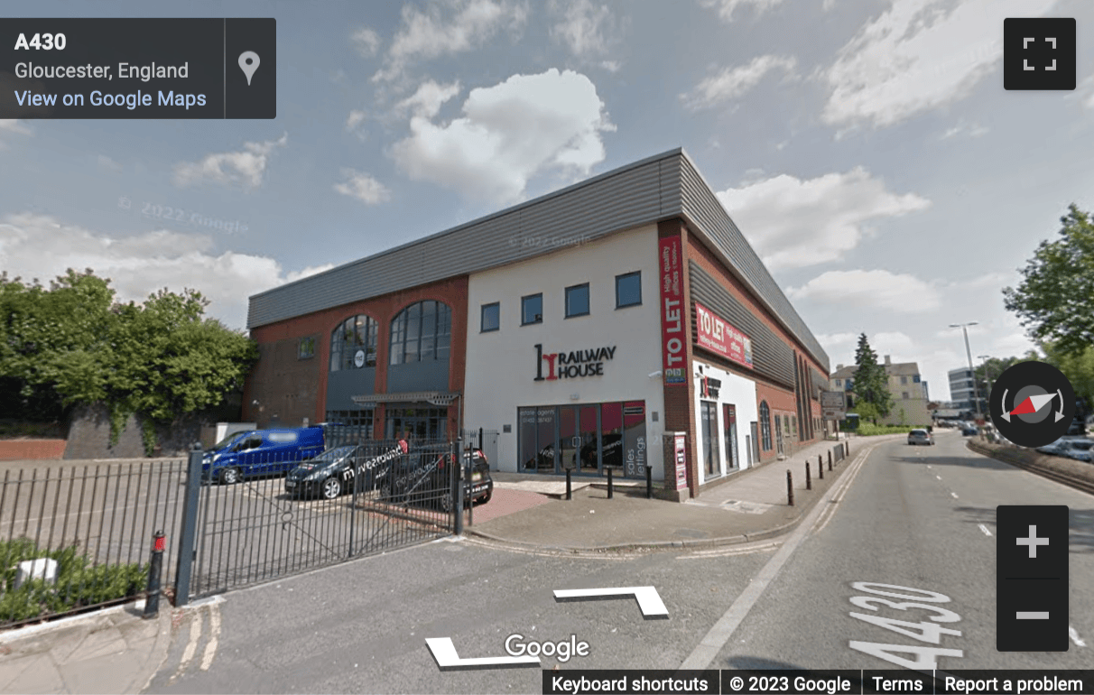 Street View image of Railway House, Bruton Way, Gloucester, Gloucestershire