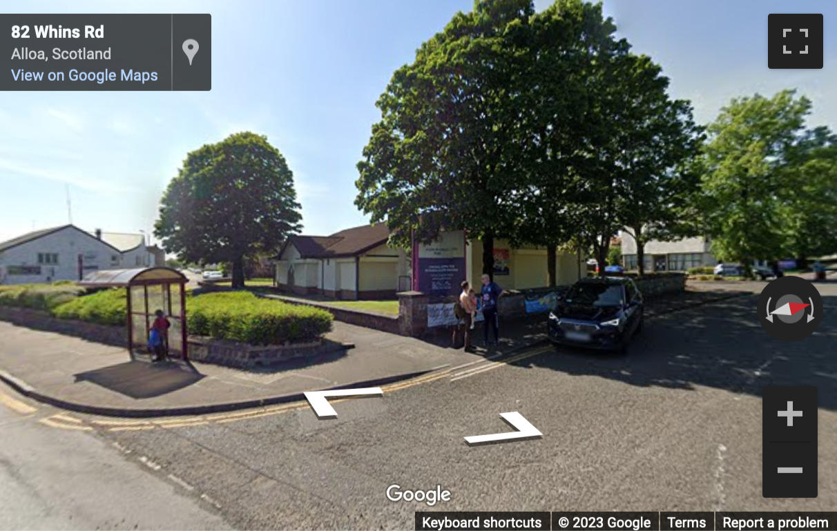 Street View image of Whins Road, Alloa, Scotland