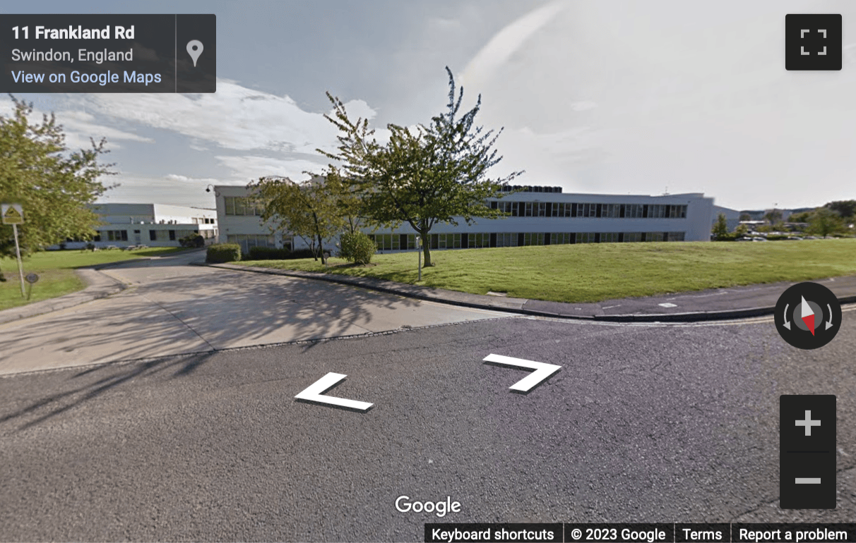 Street View image of Frankland Road, Blagrove, Wiltshire, Swindon