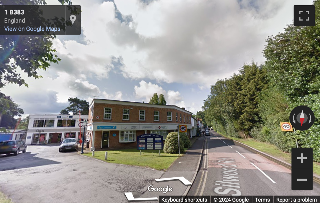 Street View image of 8 Crossways, Silwood Road, Ascot, Berkshire