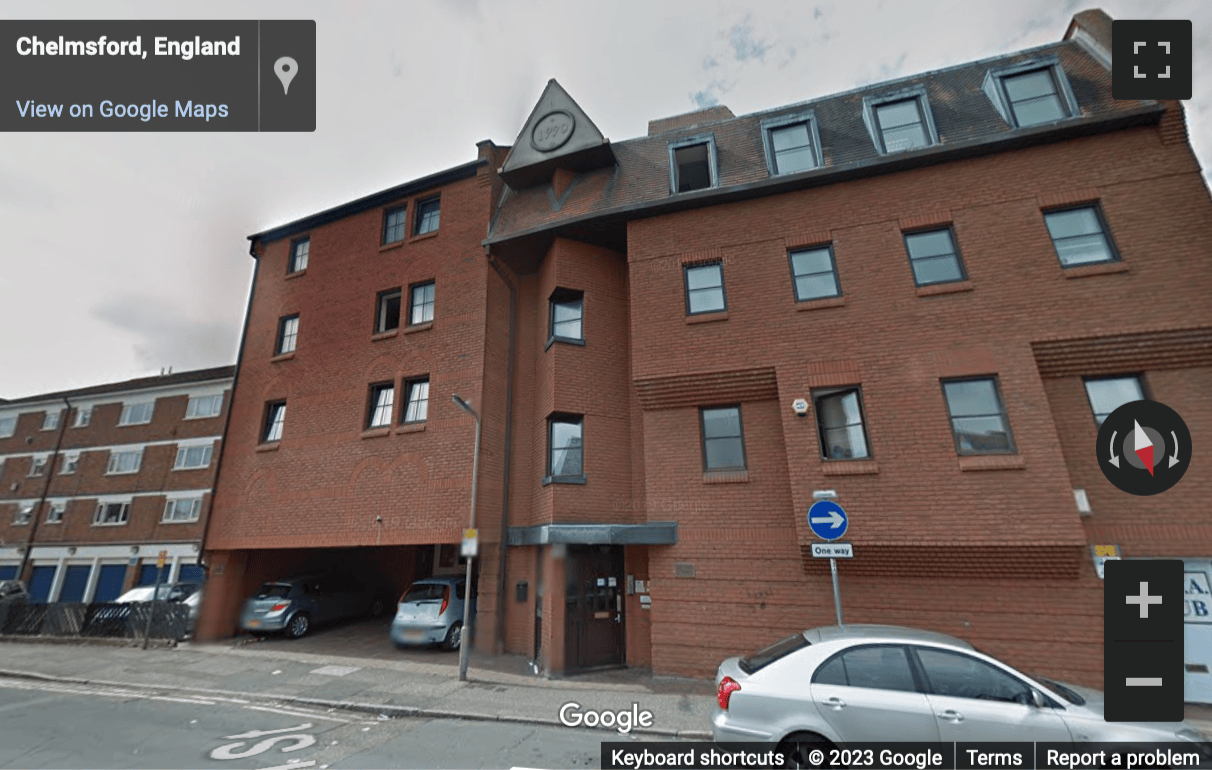 Street View image of Oliver House, Hall Street, Chelmsford, Essex