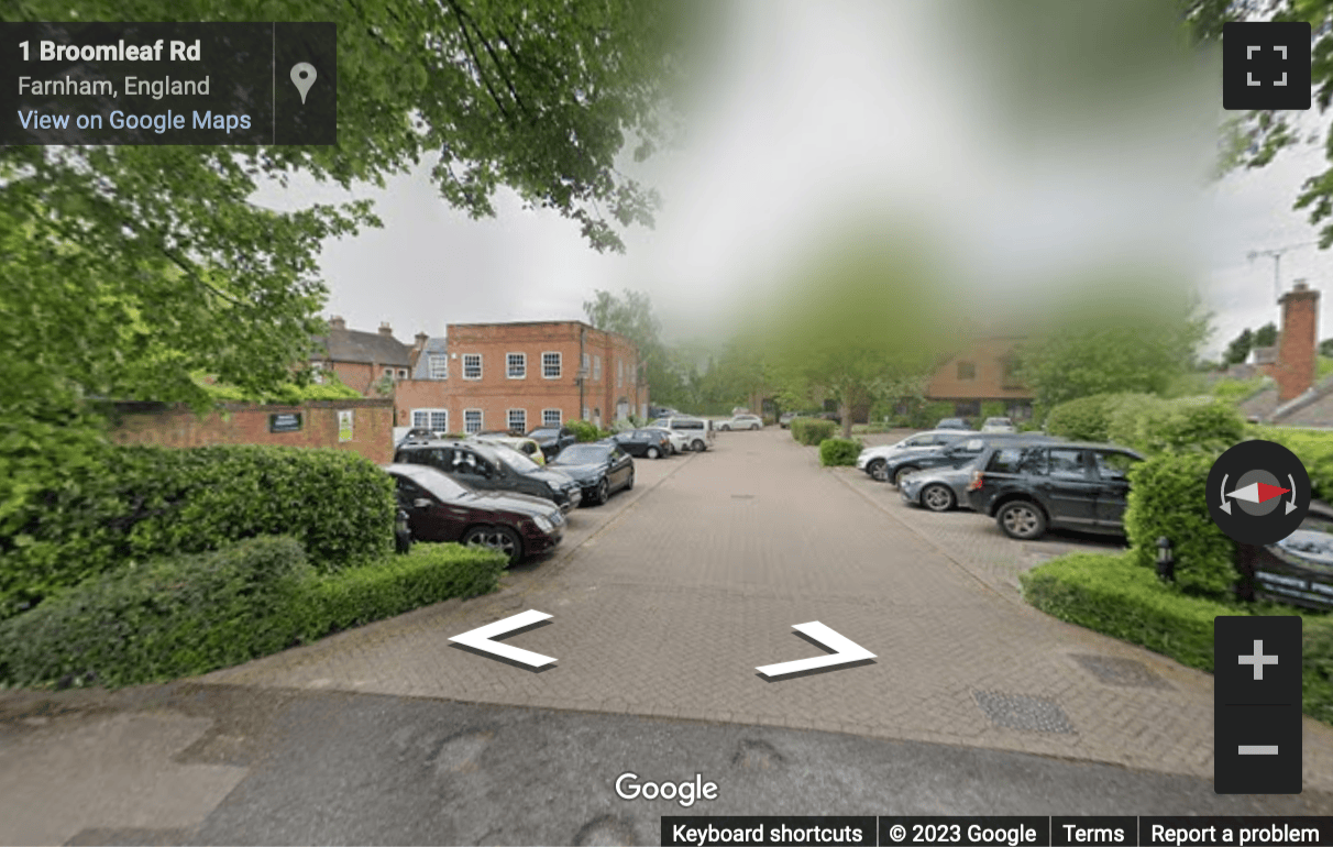 Street View image of The Granary, 1 Waverley Lane, Farnham, Surrey