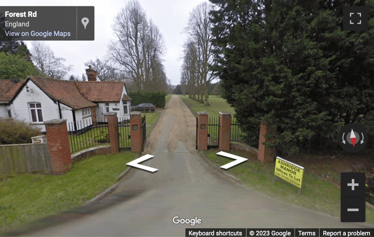 Street View image of Ashridge Manor, Forest Road, Wokingham, Berkshire