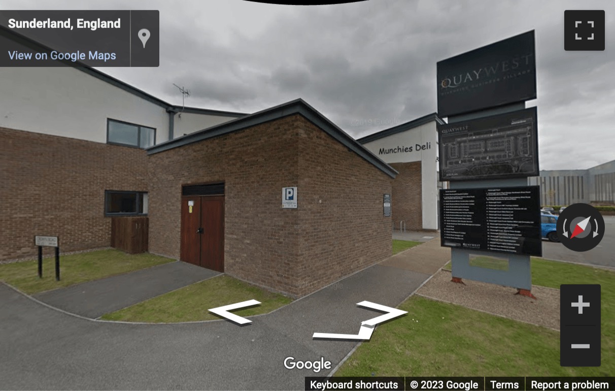 Street View image of Quay West Business Village, Sunderland, Tyne and Wear