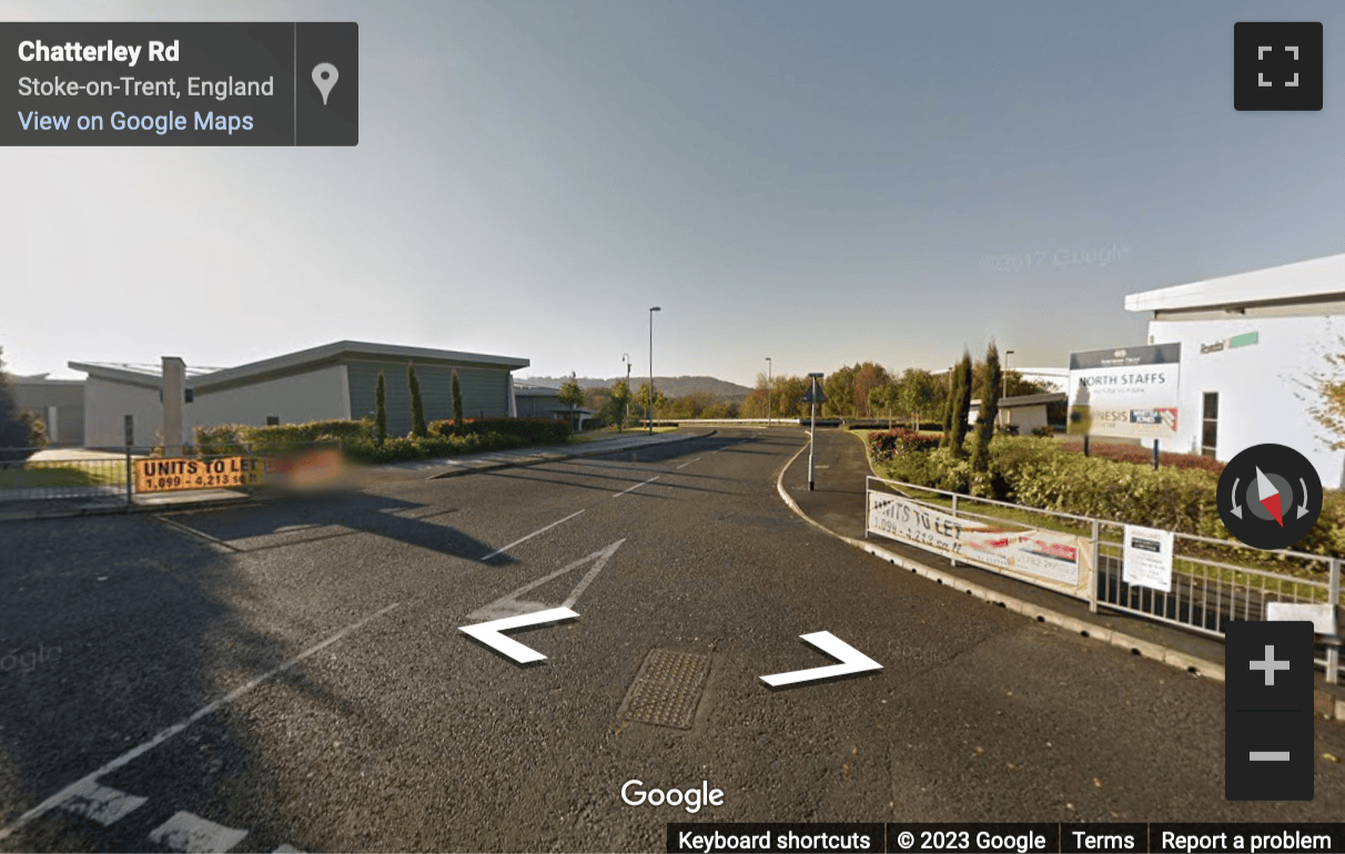 Street View image of North Staffs Business Park, Innovation Way, Chatterley Valley, Stoke on Trent