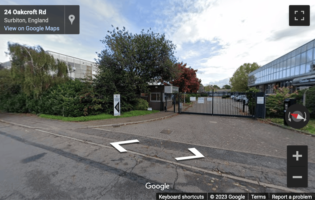 Street View image of Trident Court, 1 Oakcroft Road, Tolworth, KT9 (Near to M25 Junction 10)