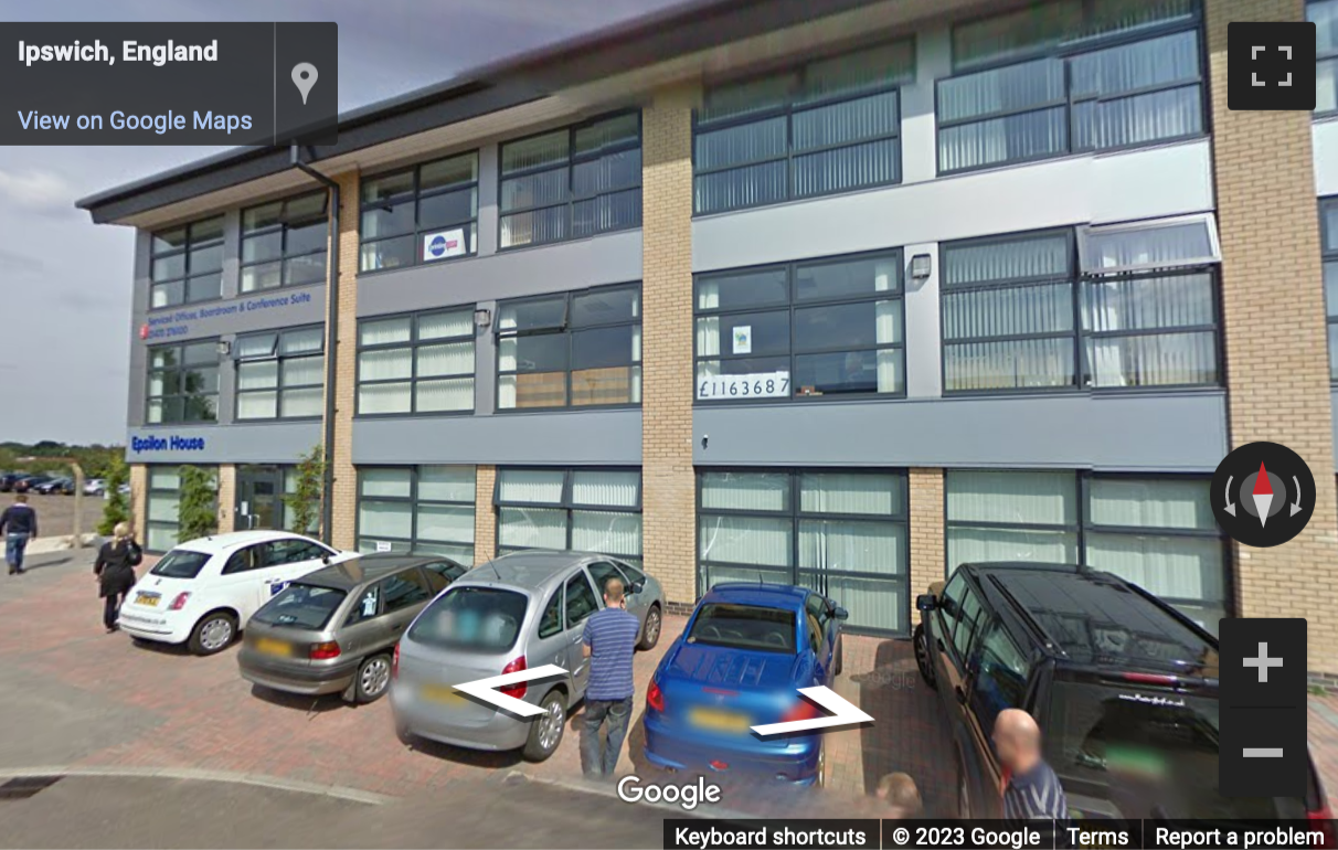 Street View image of Epsilon House Business Centre, West Road, Ransomes Europark, Ipswich