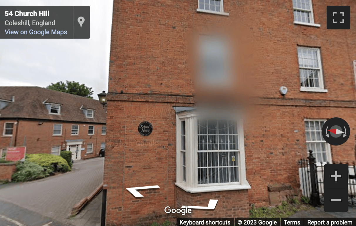 Street View image of School House, St. Philips Courtyard, Coleshill, Warwickshire
