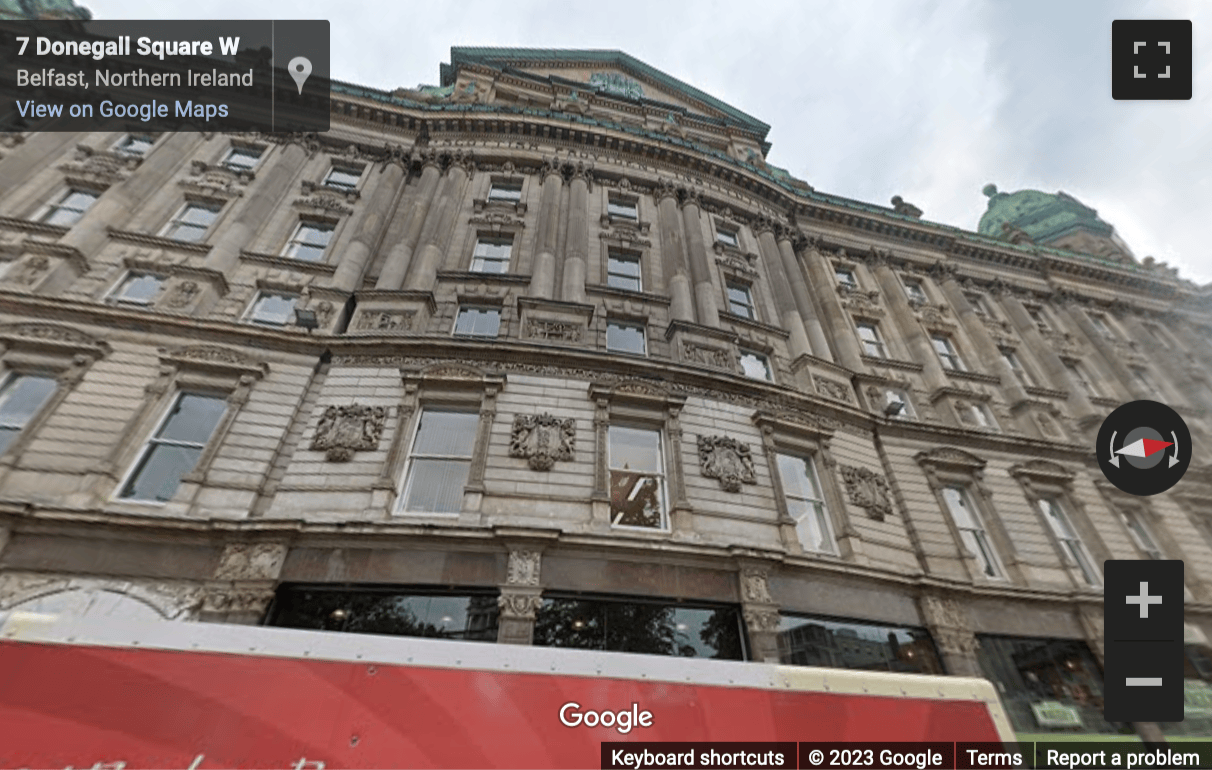 Street View image of Scottish Provident Building, 7 Donegal Square West, Belfast
