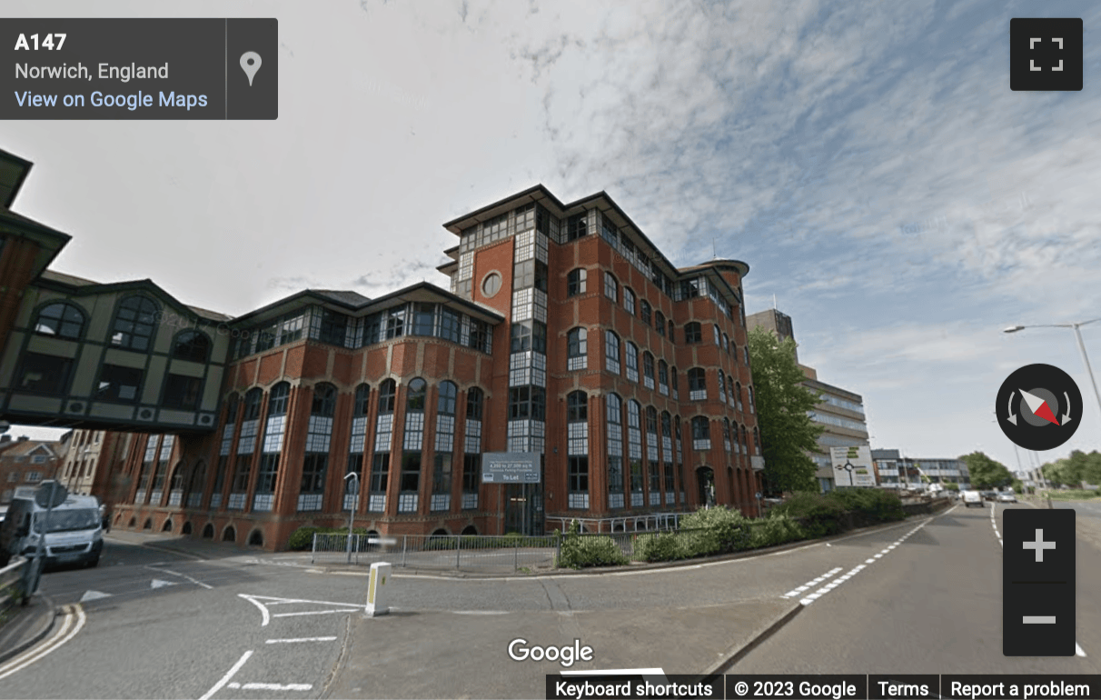 Street View image of Cavell House & Austin House, Stannard Place, St Crispins Road, Norwich