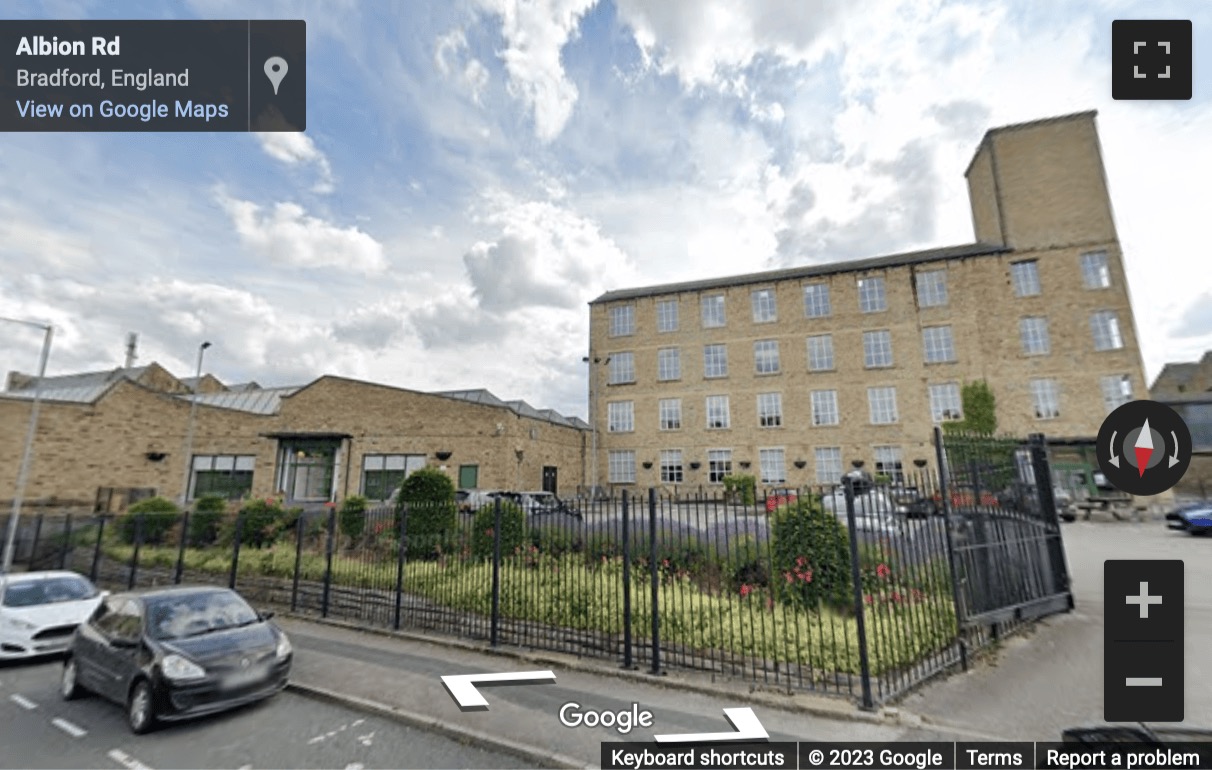 Street View image of Albion Mills, Albion Rd, Greengates, Bradford, Yorkshire