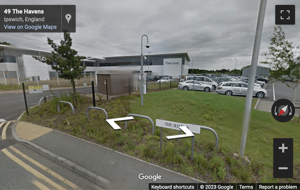 Street View image of The Havens, Ransomes Europark, Ipswich, Suffolk