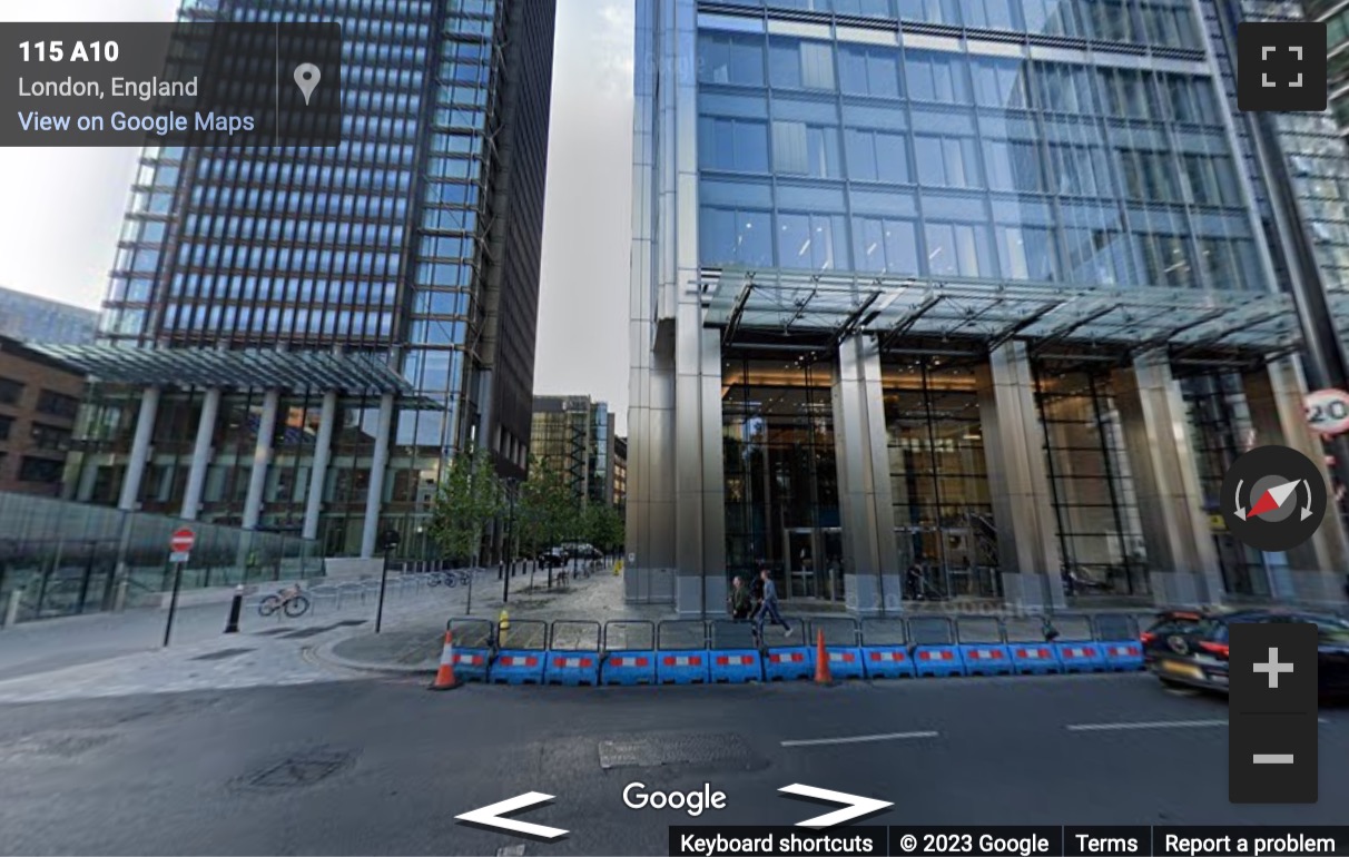 Street View image of Heron Tower, 110 Bishopsgate, London Central