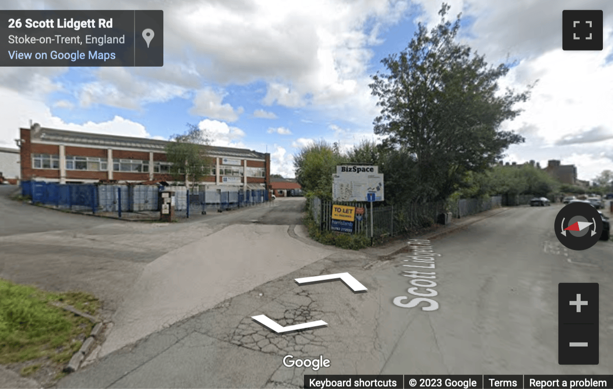 Street View image of Units 7 and 15, Longport Enterprise Centre, Scott Lidgett Road, Stoke on Trent, Staffordshire
