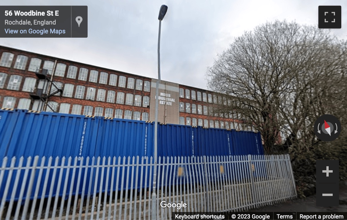 Street View image of Moss Mill Industrial Estate, Woodbine Street East, Rochdale, Lancashire