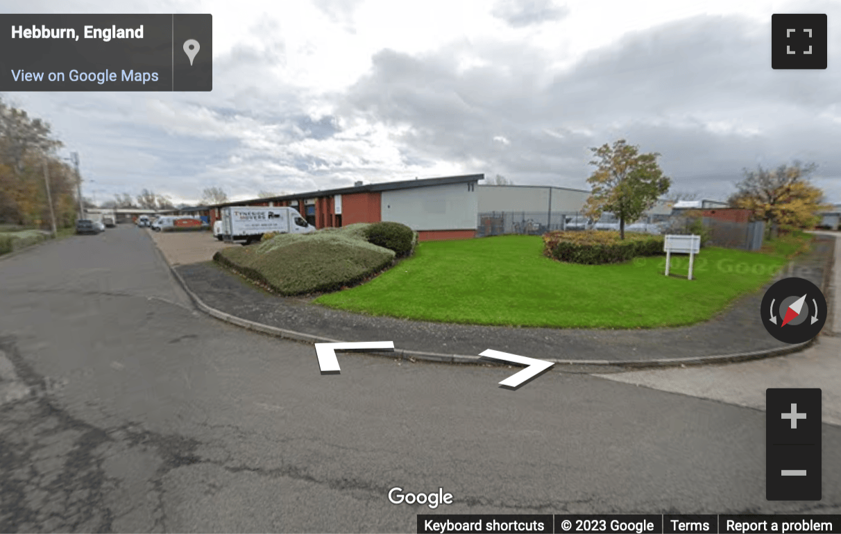 Street View image of Victoria Industrial Estate, Victoria Road West, Hebburn, Newcastle, Tyne and Wear