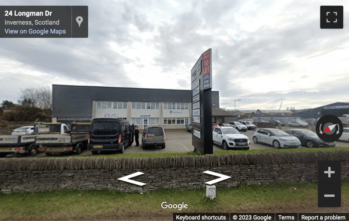 Street View image of In:Business Centre, Stadium Business Park, 24 Longman Drive, Inverness, Scotland