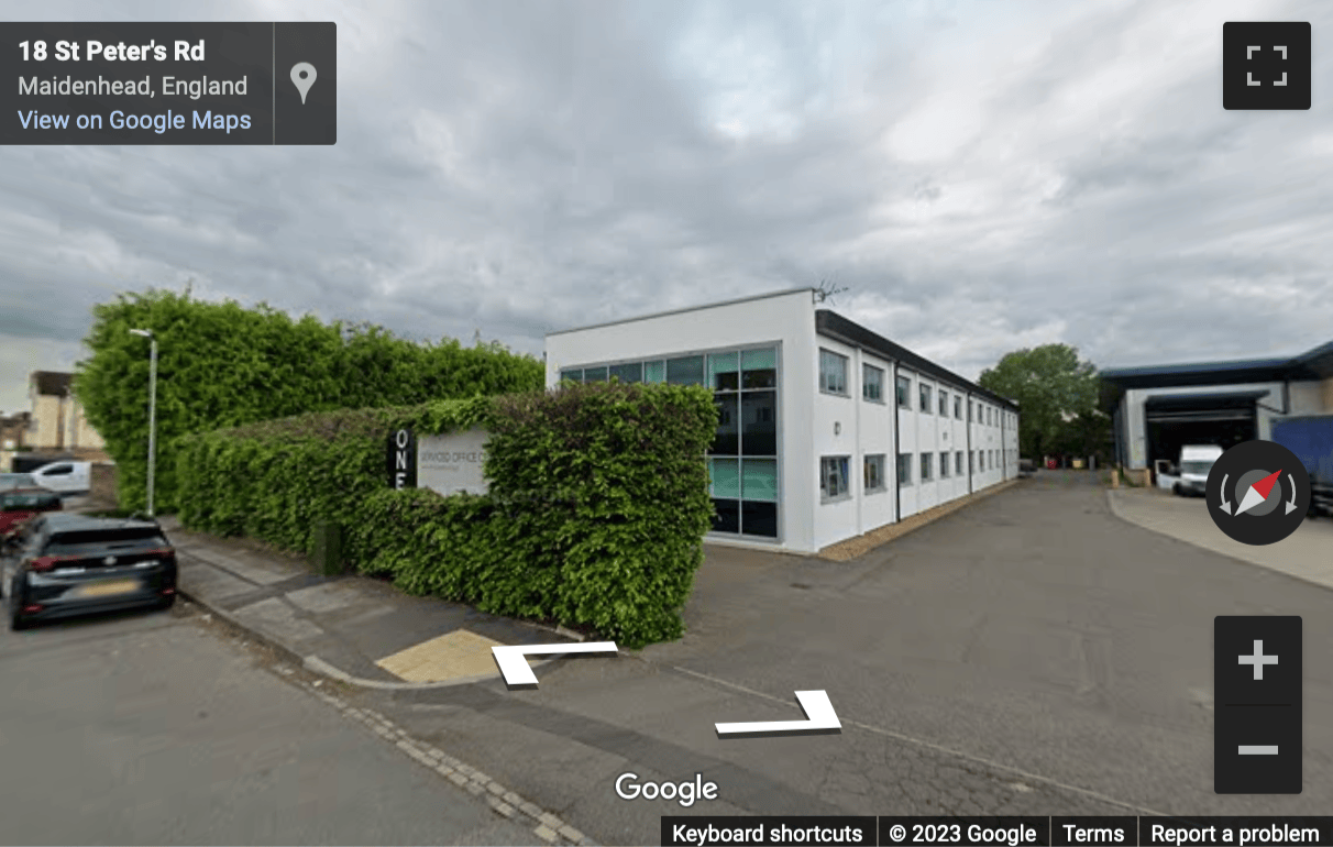 Street View image of One St Peter’s Road, Maidenhead, Berkshire