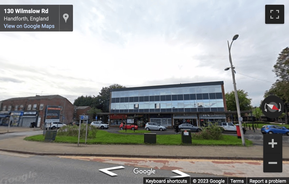 Street View image of Bank House, The Paddock, Handforth, Wilmslow, Cheshire