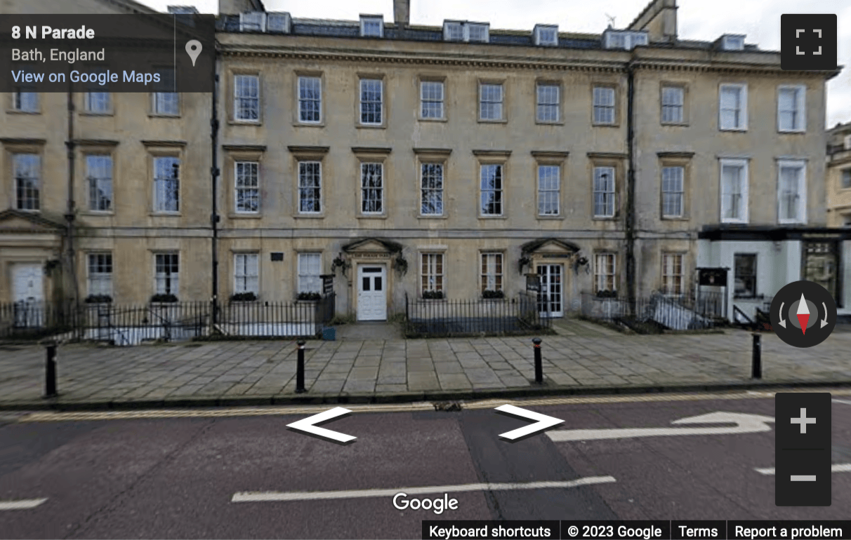 Street View image of 7-9 North Parade Buildings, Bath, Somerset