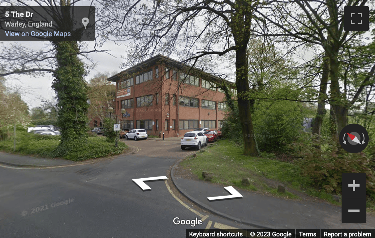 Street View image of Jubilee House, 3 The Drive, Great Warley, Brentwood, Essex