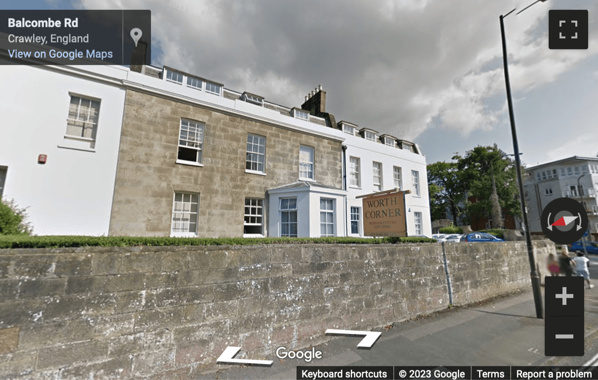 Street View image of Worth Corner, Turners Hill Road, Pound Hill, Crawley, West Sussex