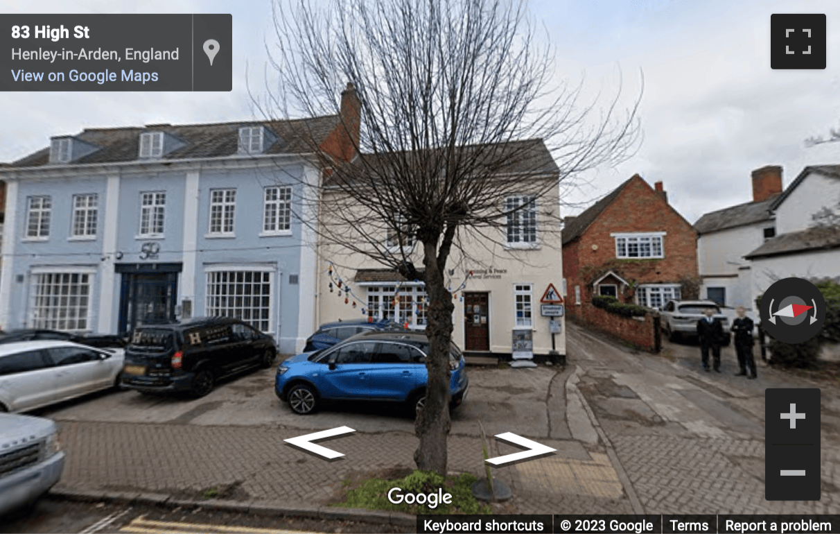 Street View image of 50 High Street, Henley in Arden, Warwickshire, United Kingdom
