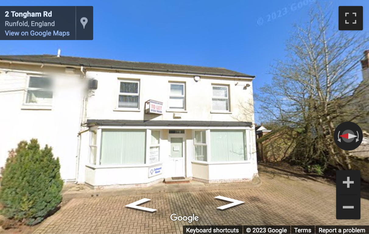 Street View image of Coltwood House, 2 Tongham Road, Farnham, Surrey