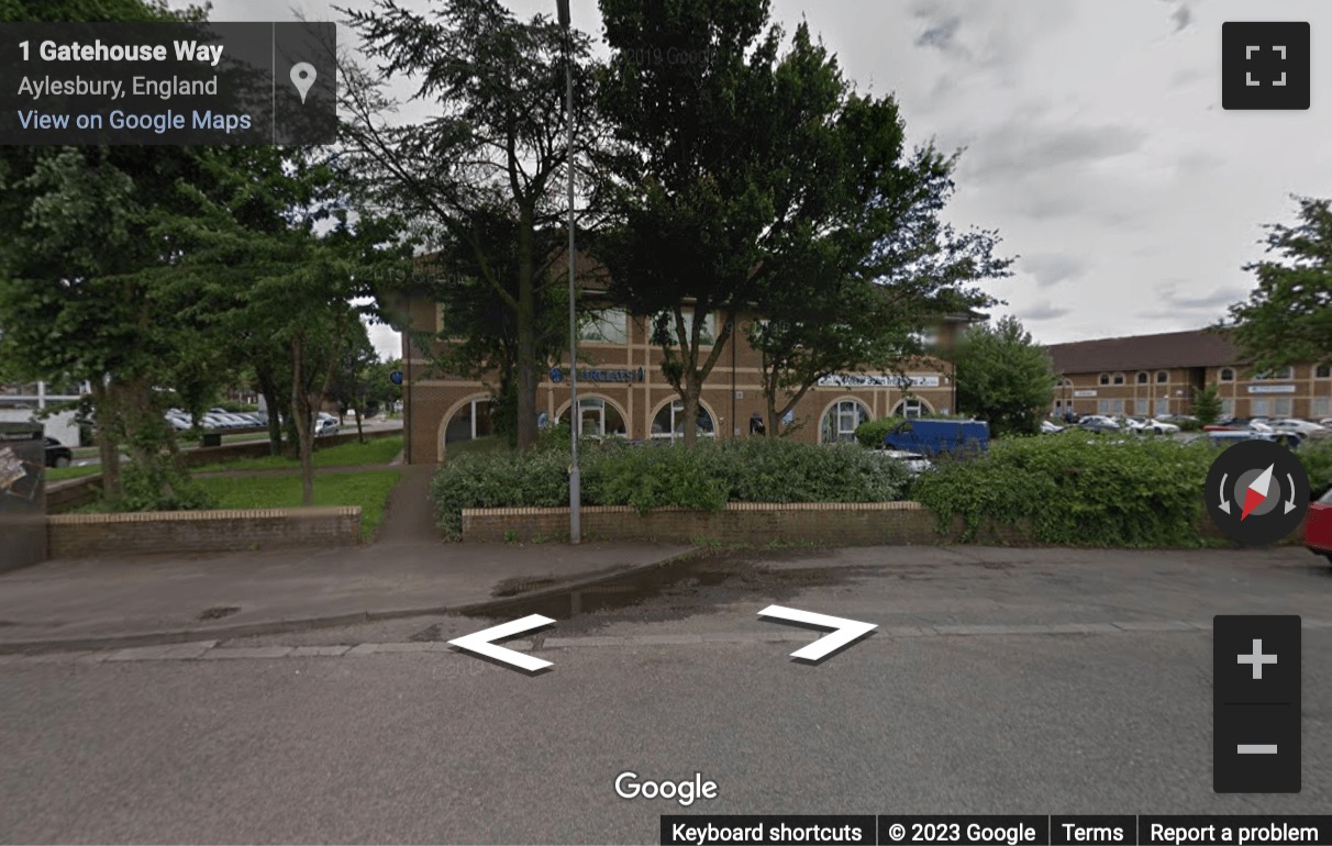 Street View image of Barclays House, Gatehouse Way, Aylesbury, Buckinghamshire