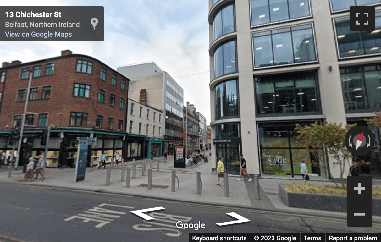 Street View image of Arthur House, Arthur Street, Belfast, Northern Ireland