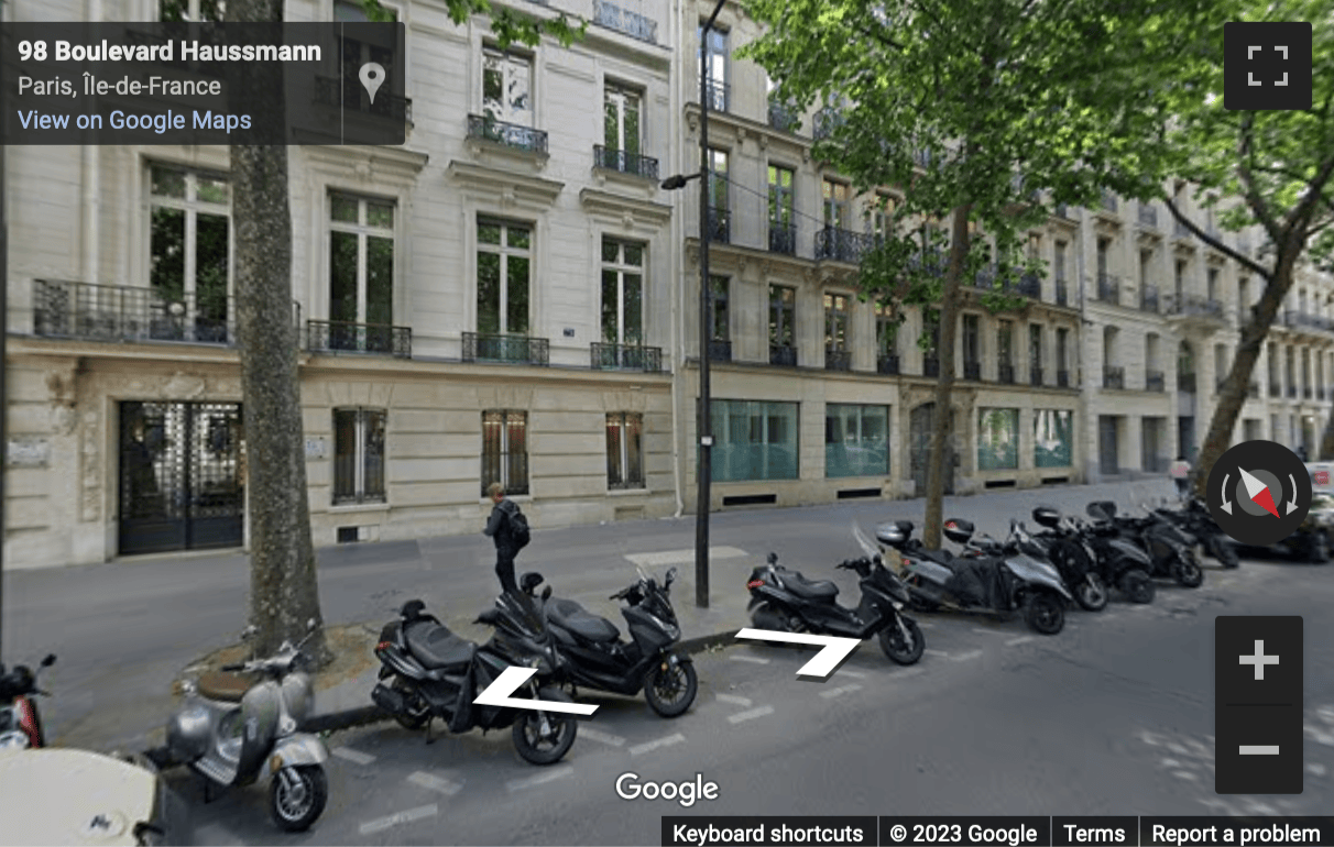 Street View image of 75 bld Haussmann, Paris, Paris Ile de France