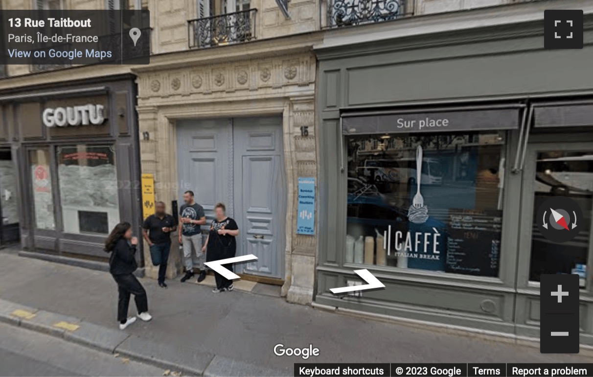 Street View image of Opera, Rue Taitbout 13/15, Paris, Paris Ile de France