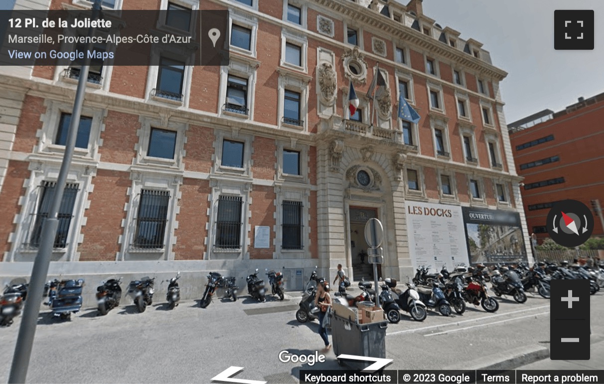 Street View image of Espace Provence, Les Docks, Atrium 10. 6, 10 Place de la Joilette, Marseille