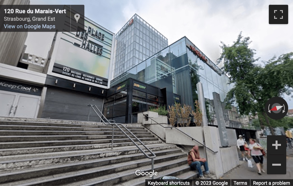 Street View image of Tour Sebastopol, 3 Quai Kléber, Strasbourg, Alsace, France