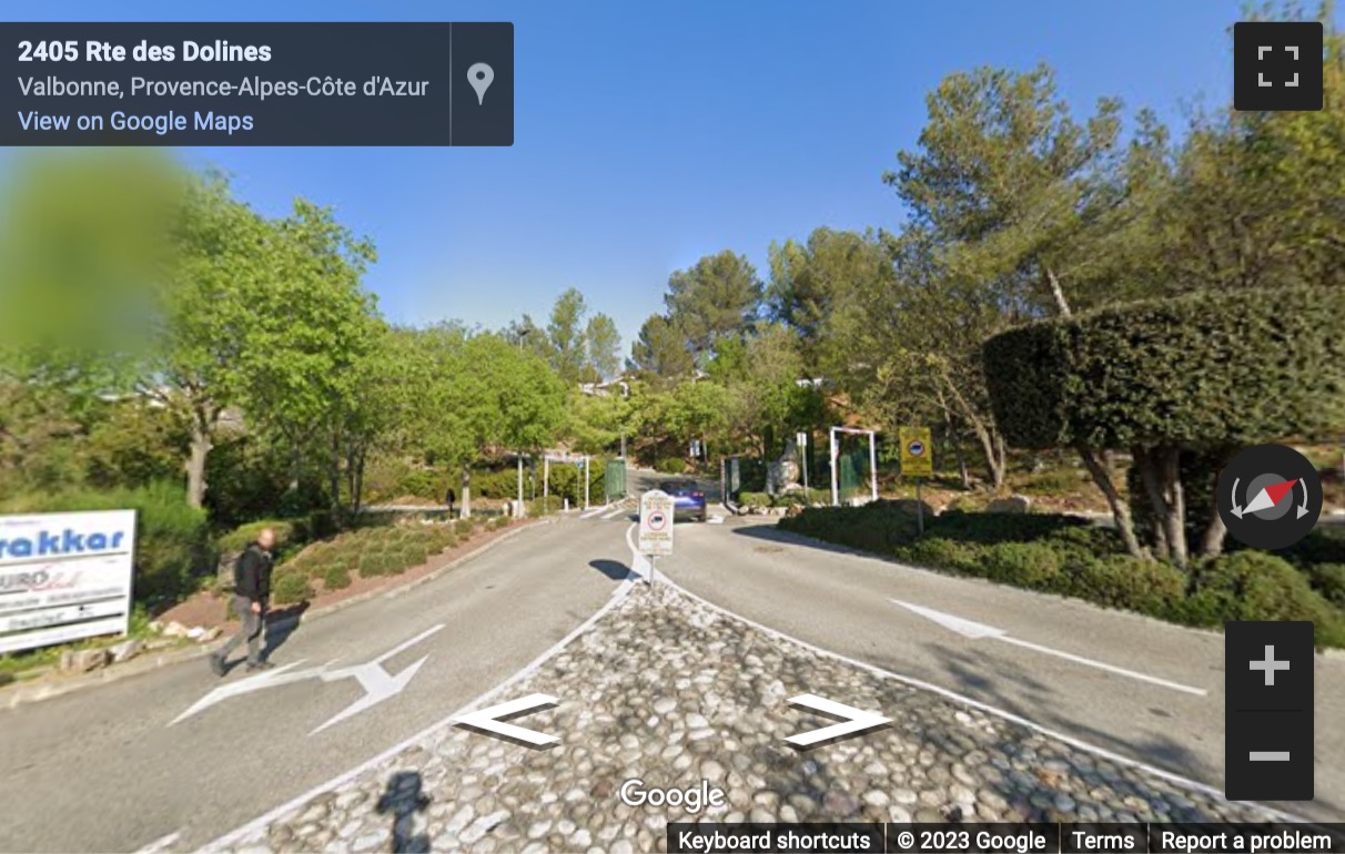 Street View image of 2405 Route des Dolines, Sophia Antipolis, Provence Alpes Cote d’Azur, France