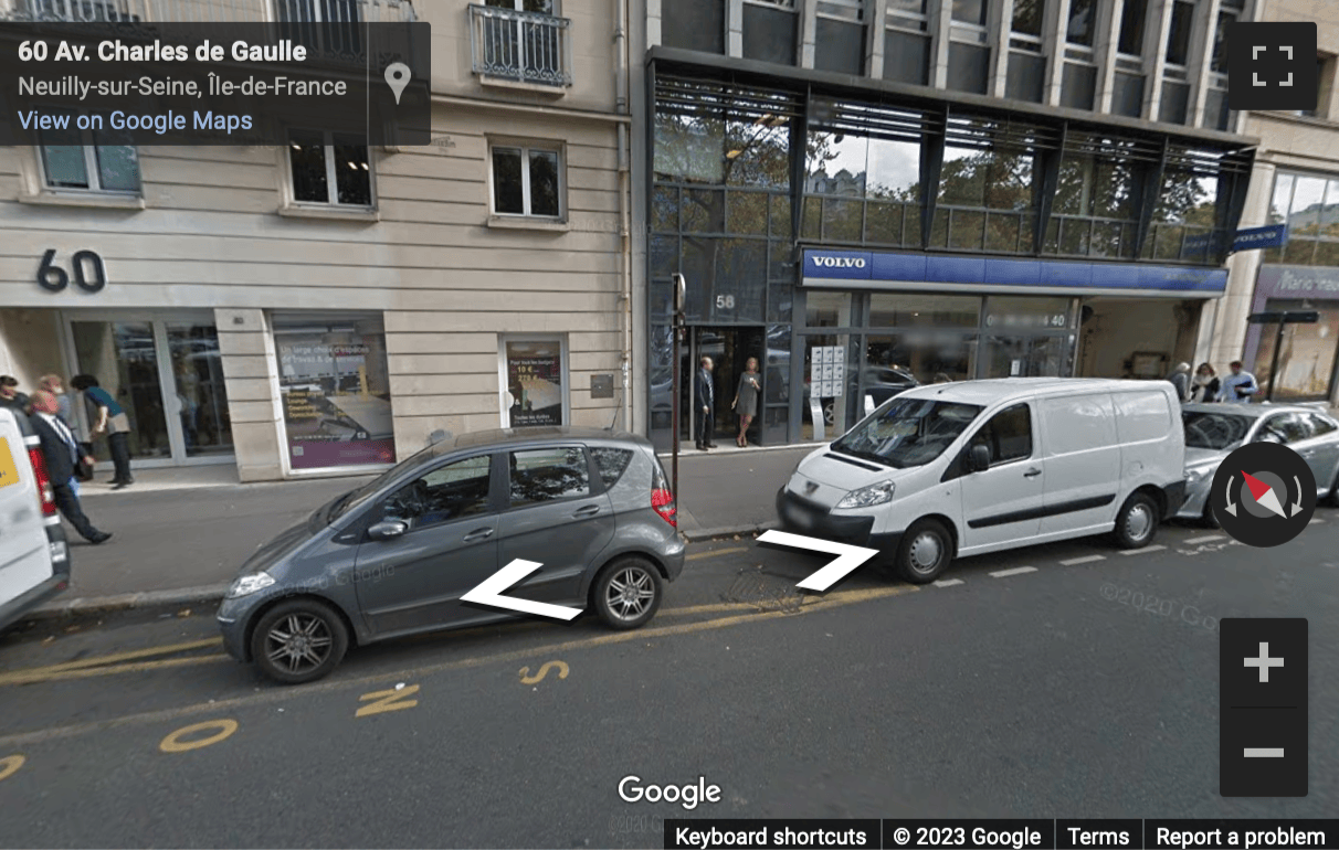Street View image of 60 Avenue Charles de Gaulle, Neuilly-sur-Seine, Paris Ile de France