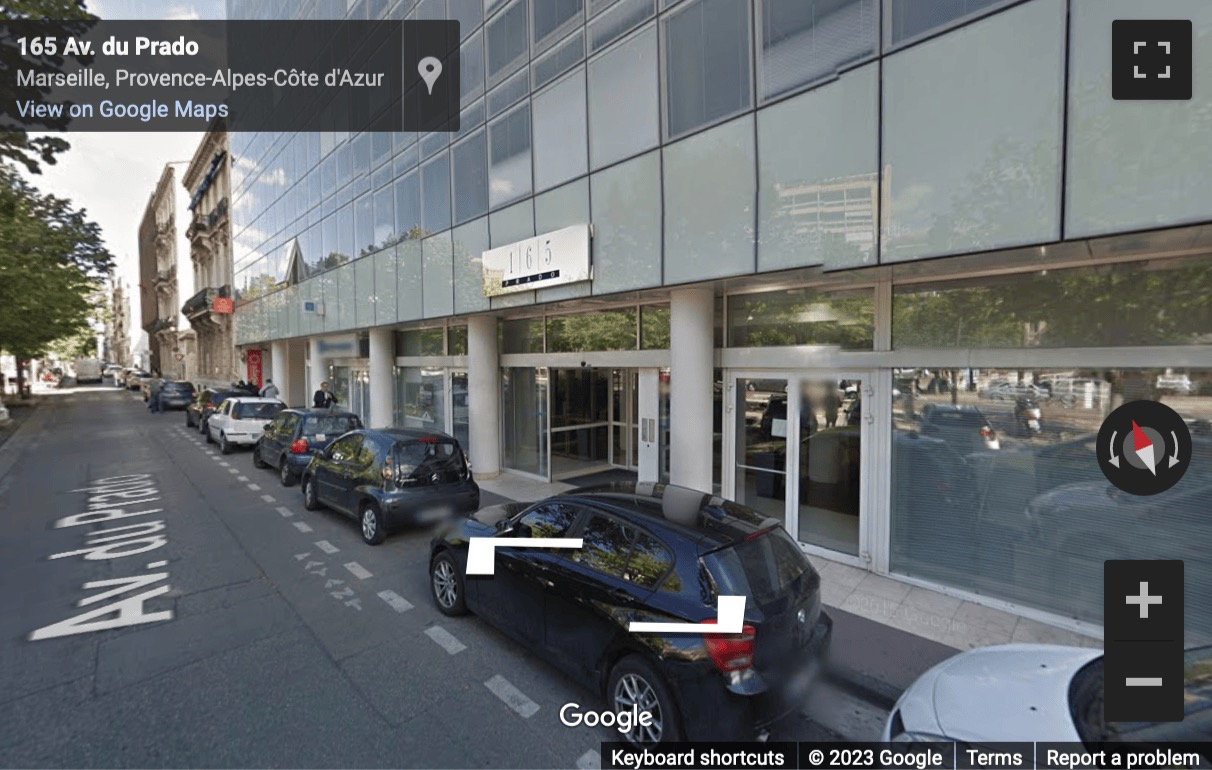Street View image of 165 Avenue du Prado, Marseille, Provence Alpes Cote d’Azur, France