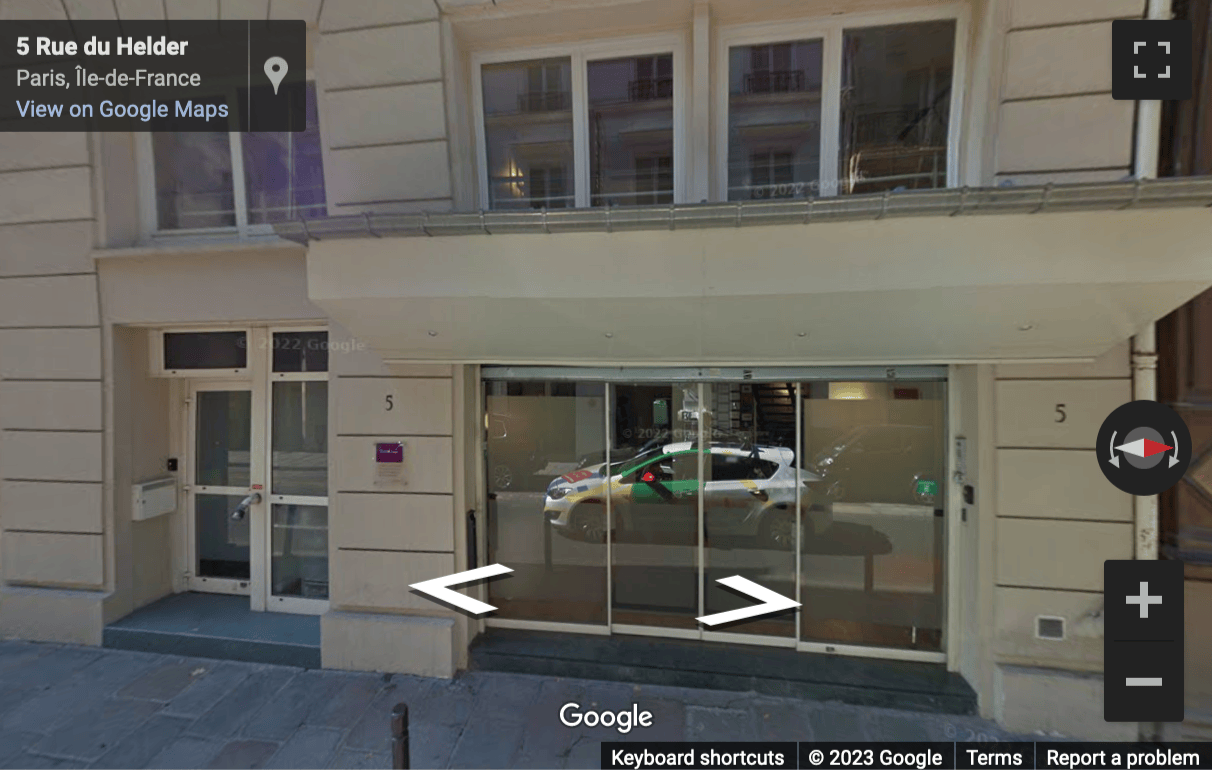 Street View image of 5 Rue du Helder, Paris, Paris Ile de France