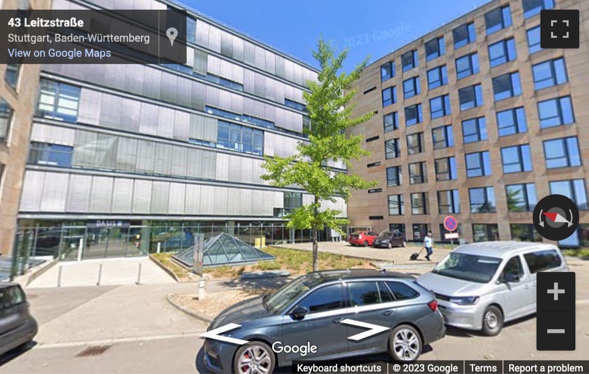 Street View image of Leitzstrasse 45, Stuttgart, Baden Wurttemberg, Germany