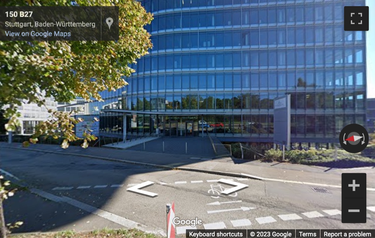 Street View image of Heilbronner Strasse 150, Stuttgart, Baden Wurttemberg, Germany