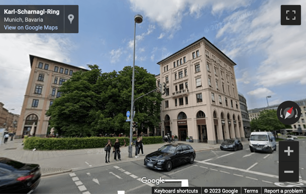 Street View image of Maximilianstrasse 35, Munich, Bayern, Germany