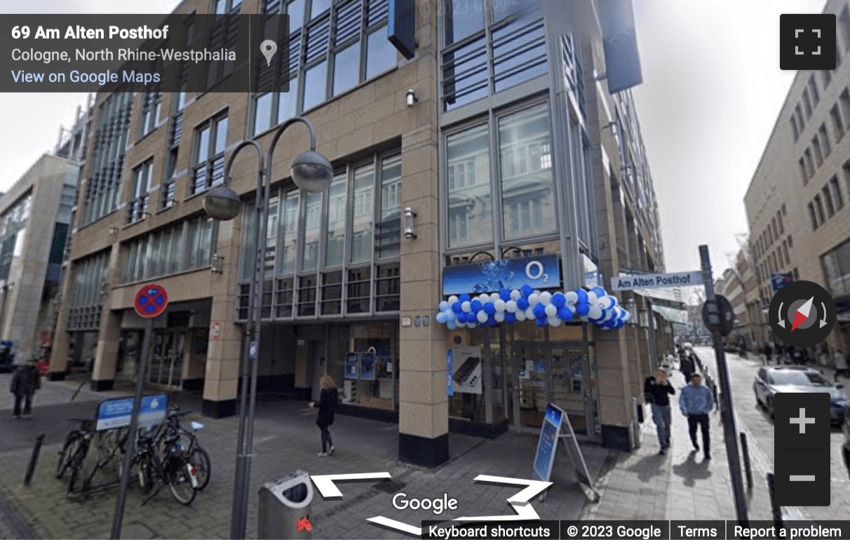 Street View image of Neumarkt-Galerie, Richmodstrasse 6, Cologne, Nordrhein Westfalen, Germany
