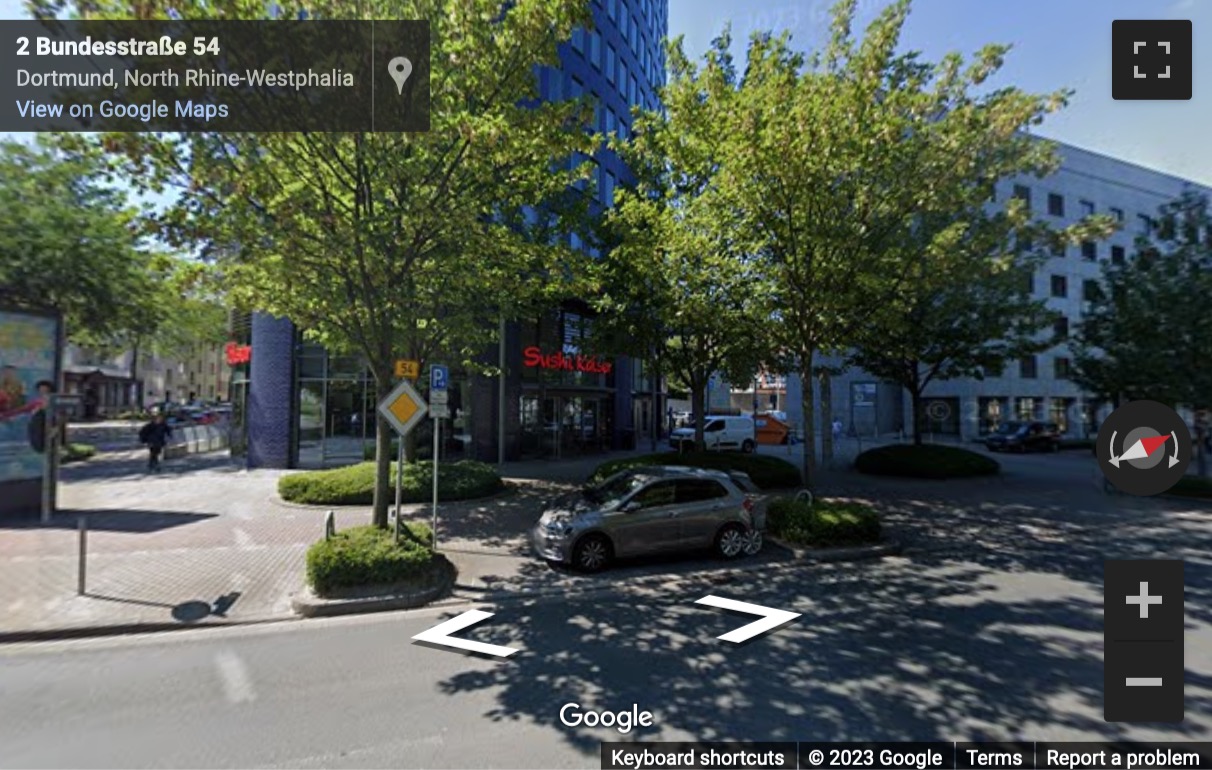 Street View image of Ruhrallee 9, Ellipson, Dortmund, Nordrhein Westfalen, Germany