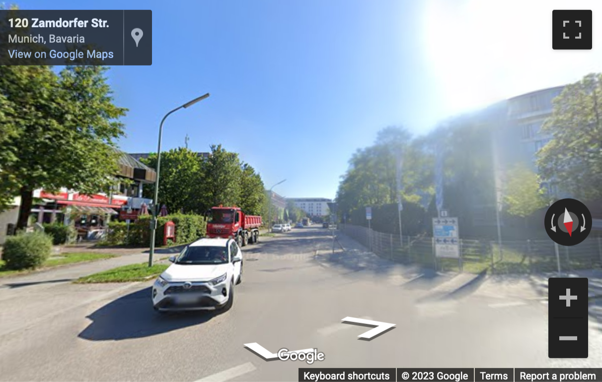 Street View image of Kronstadter Str. 4, Munich, Bayern, Germany