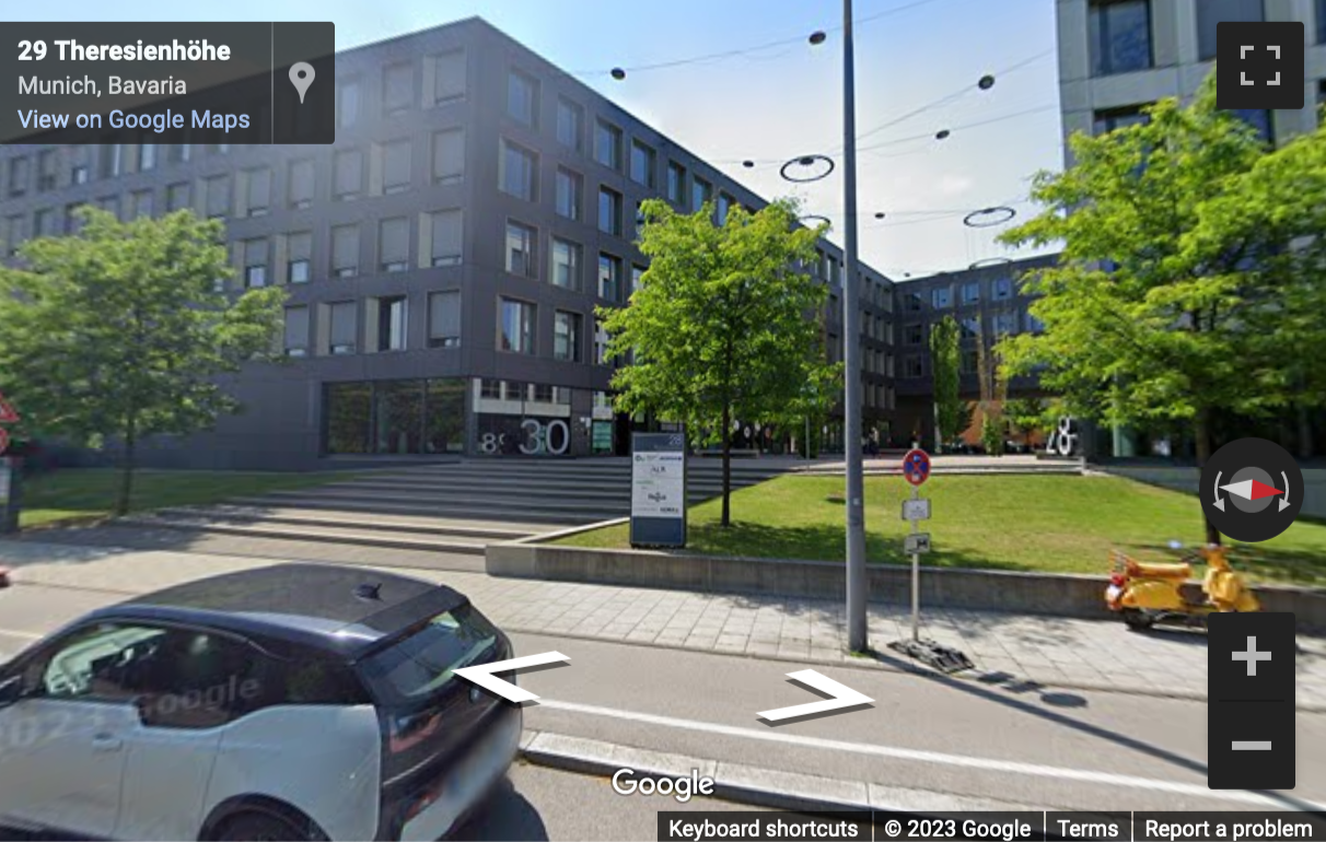 Street View image of 1st Floor, Theresienhoehe 28, Downtown Munich, Bayern, Germany