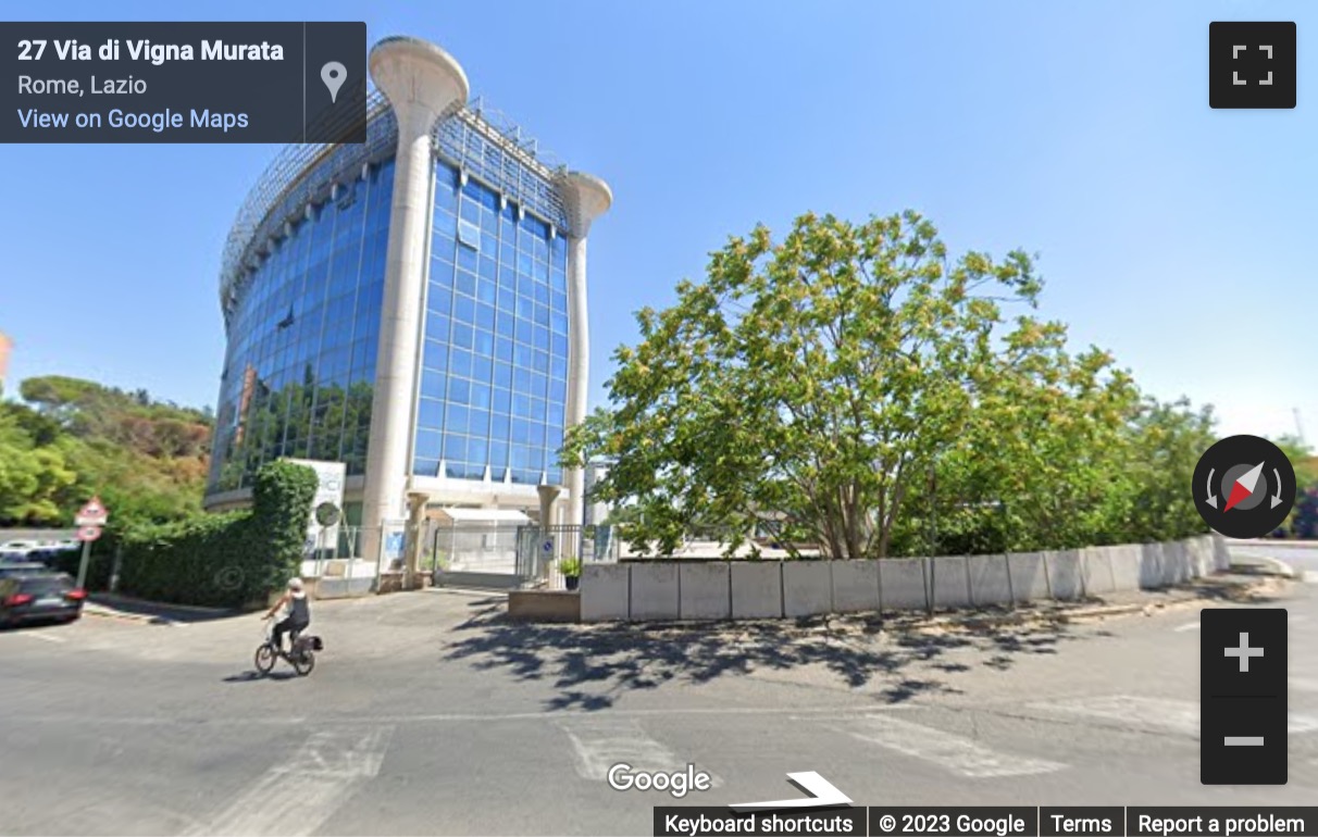 Street View image of Viale Luca Gaurico 9/11, Rome, Italy