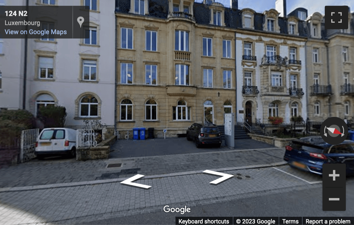 Street View image of 124 Boulevard de la Petrusse, Luxembourg