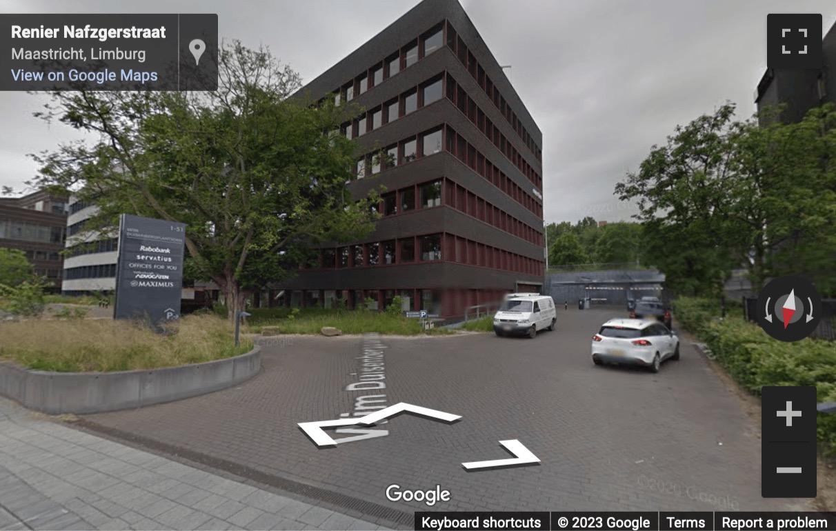 Street View image of Wim Duisenbergplantsoen 27-31, Maastricht, Limburg, Netherlands